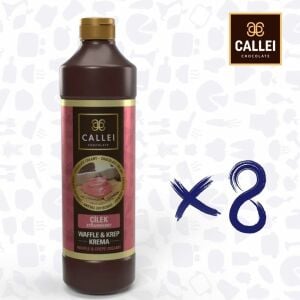 CALLEİ ÇİLEK ARAMOLI WAFFLE ÇİKOLATA 1 KG*8 AD