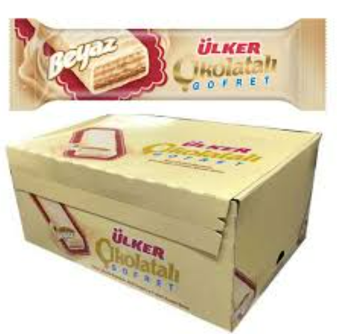 ÜLKER BEYAZ ÇİKOLATALI GOFRET 24*35GR