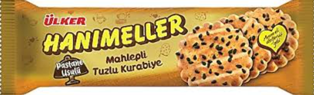 ÜLKER HANIMELLER MAHLEPLİ TUZLU KURABİYE 18*81GR