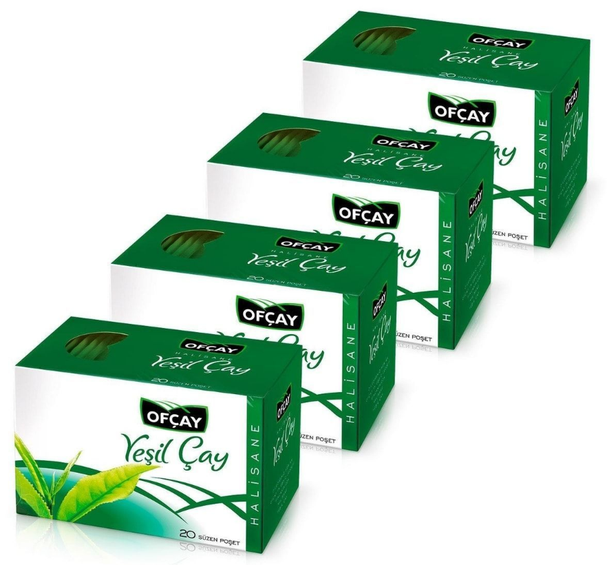 Halisane Yeşil Çay 80 Adet (20 Adet X 4)