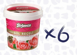 SEĞMEN GÜL REÇELİ 1000gr*6ADET Kova