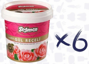 SEĞMEN GÜL REÇELİ 1000gr*6ADET Kova