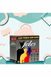 Tozsuz Kedi Kumu 8 Litre 4 Adet  (TAMAMEN DOĞAL , AKTİF KARBONLU)
