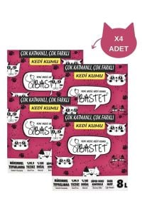 Bastet Natural Kedi Kumu 8 Litre 4 Adet