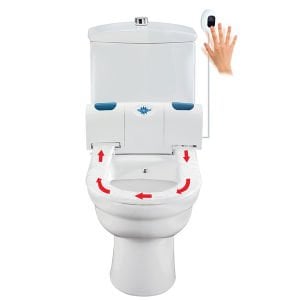 RULOPAK SENSÖRLÜ HİJYENİK KLOZET KAPAĞI KABLOLU R-1314 BEYAZ
