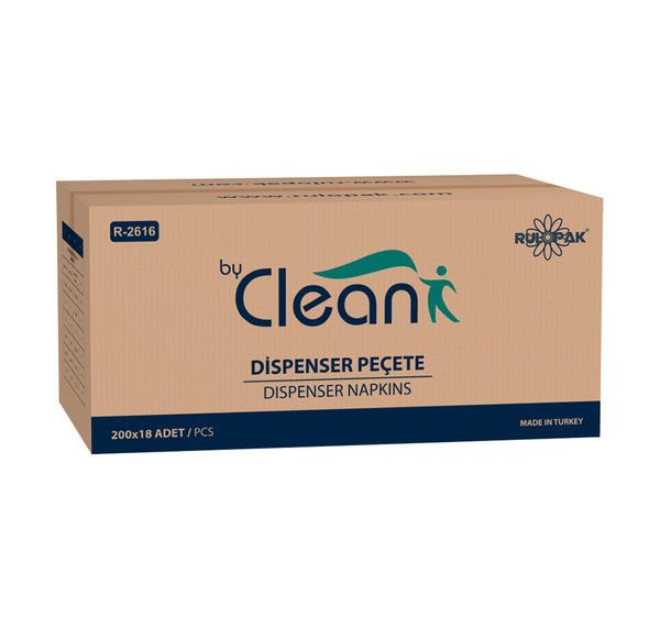 RULOPAK BY CLEAN DİSPENSER PEÇETE 200*18PK