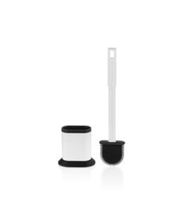 RULOPAK OVAL SİLİKON TUVALET FIRÇASI SİYAH