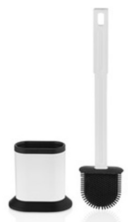 RULOPAK OVAL SİLİKON TUVALET FIRÇASI SİYAH
