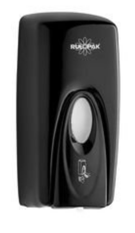 RULOPAK DOLDURMALI MANUEL SIVI SABUN DİSPENSERİ 1000 ML (SİYAH)