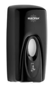 RULOPAK DOLDURMALI MANUEL SIVI SABUN DİSPENSERİ 1000 ML (SİYAH)