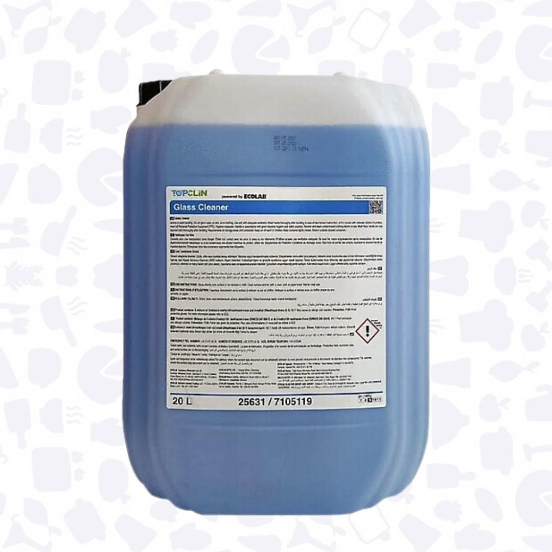 ECOLAB TOPCLIN GLASS CLEANER (CAM YÜZEY TEMİZLEYİCİ) 20 LT