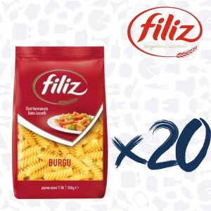 FİLİZ 500 GR BURGU MAKARNA*20 ADET