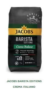 JACOBS BARİSTA EDITIONS CREMA ITALIANO 1KG*4ADET