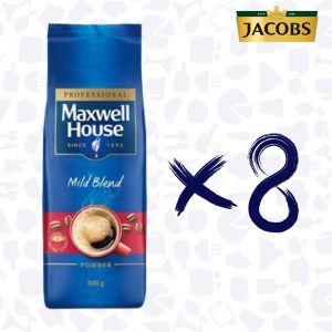 JACOBS MAXWELL HOUSE MILD BLEND (TOZ HAZIR KAHVE) 500GR*8ADET