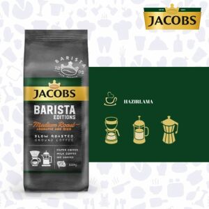 JACOBS BARİSTA MEDİUM FİLTRE KAHVE 225GR 1 ADET