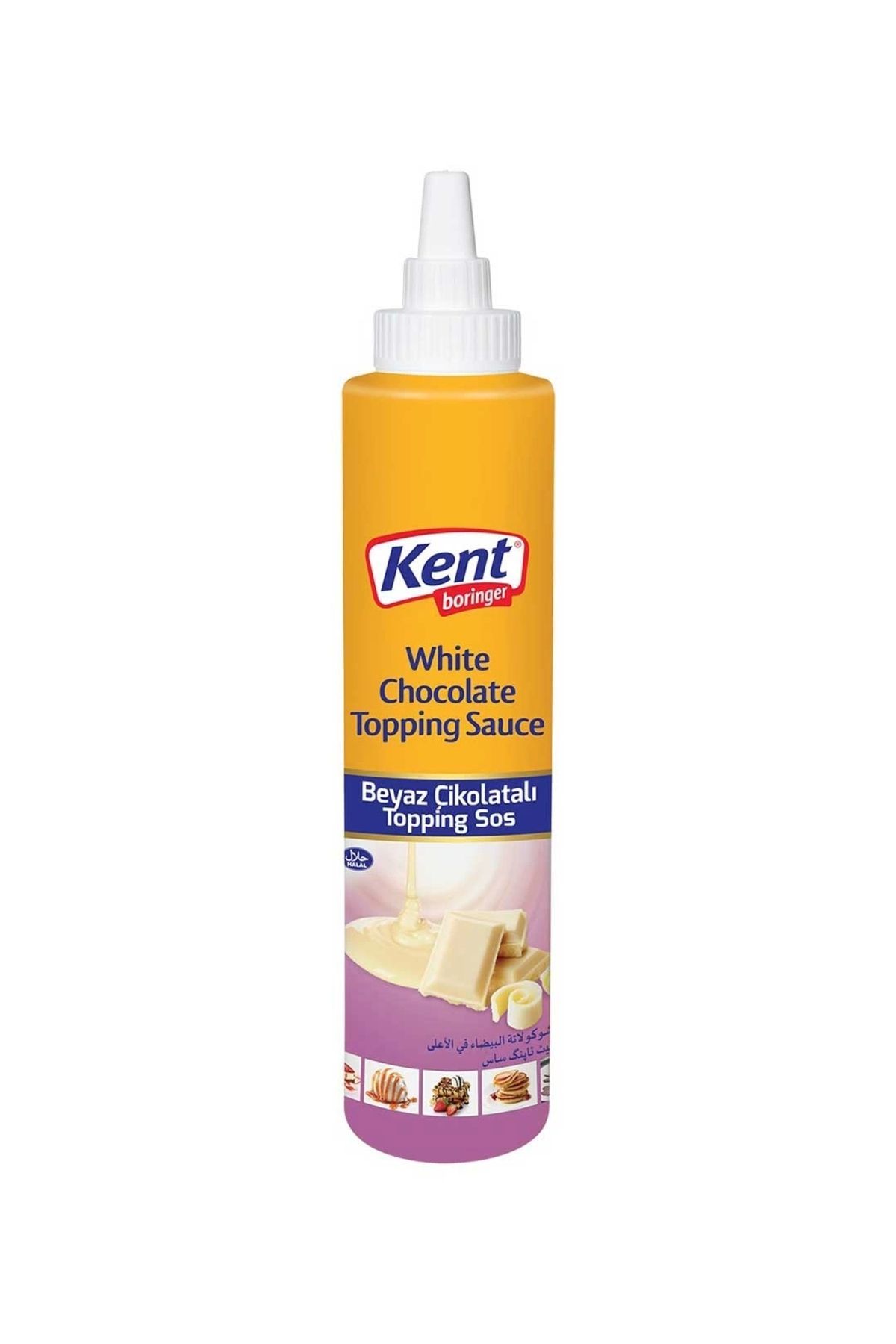 Kent Boringer Topping Sos Beyaz Çikolata 750GR*12ADET
