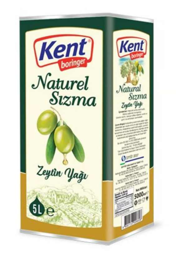 KENT BÖRİNGER SIZMA ZEYTİNYAĞI 5LT*4AD