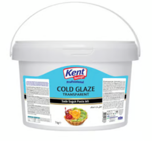 Kent Boringer Professional Sade Şeffaf Soğuk Pasta Jeli 7 Kg*2AD