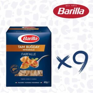 BARİLLA INTEGRALE FARFELLE  (Tam Buğday Kelebek) 400GR*9 ADET