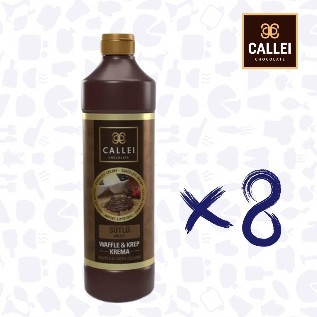 CALLEİ SÜTLÜ WAFFLE ÇİKOLATA 1 KG*8ADET
