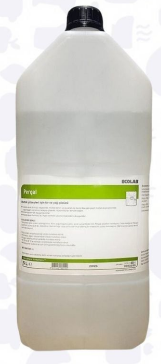 ECOLAB PERGAL (MUTFAK YÜZEYLERİ İÇİN AĞIR KİR VE YAĞ ÇÖZÜCÜ) 5LT
