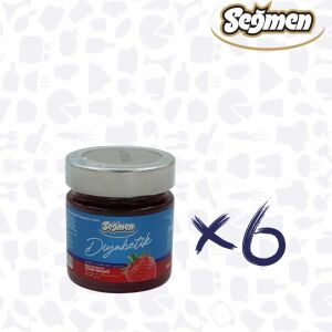 SEĞMEN KAVANOZ DİYABETİK ÇİLEK REÇELİ 270gr*6ADET