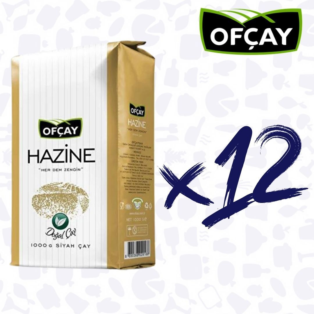 OFÇAY HAZİNE FİLİZ ÇAY 1000GR*12ADET