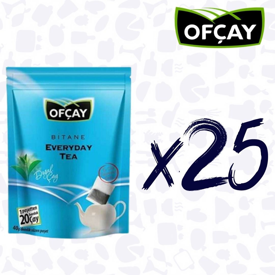 OFÇAY BİTANE EVERYDAY 25ADET*40GR*8PAKET (DOYPACK ZİPPER)