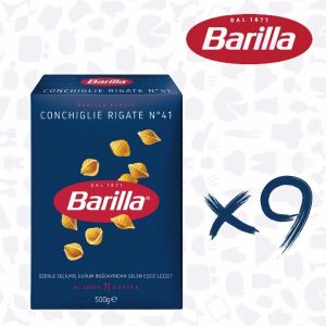 BARİLLA CONCHIGLIE RIGATE  (Mini Midye) 500 GR*9ADET