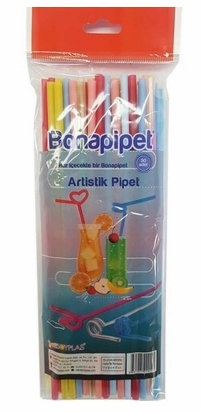 Bona Pipet Artistik Pipet 50'li