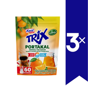 TRİX Portakal Aromalı Toz İçecek 300 gr (Sıcak & Soğuk) x3 ADET