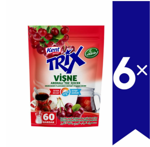 KENT BORİNGER TRİX Vişne Aromalı Toz İçecek 300 gr (Sıcak & Soğuk) x6 ADET