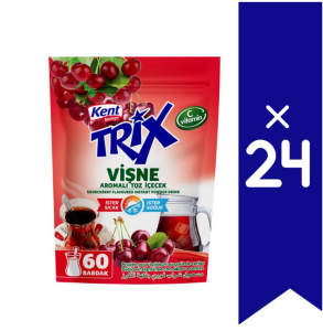KENT BORİNGER TRİX Vişne Aromalı Toz İçecek 300 gr (Sıcak & Soğuk) x24 ADET