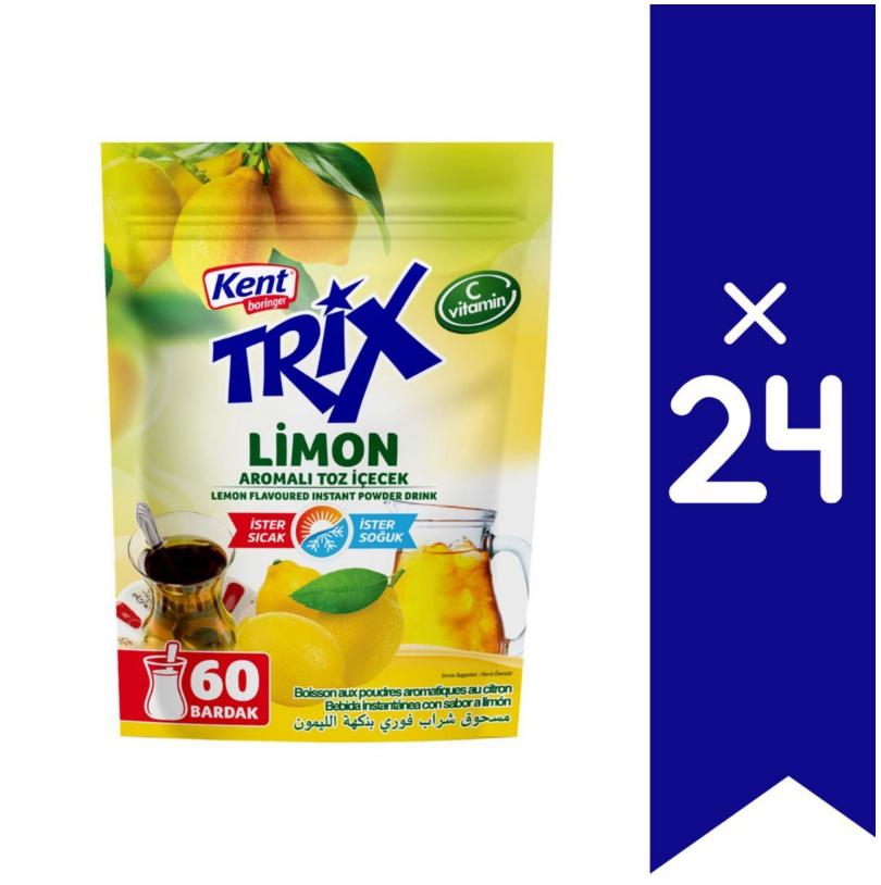 Limon Aromalı Toz İçecek 300 gr (Sıcak & Soğuk) x24 ADET