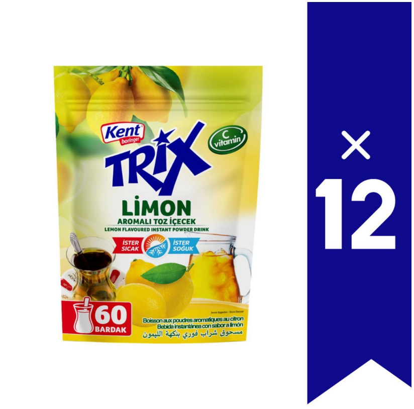 Limon Aromalı Toz İçecek 300 gr (Sıcak & Soğuk) x12 ADET