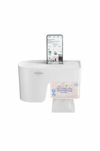 RULOPAK MULTİTASK TEKÇEK TUVALET KAĞIDI DİSPENSERİ (BEYAZ)