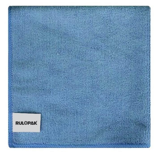 RULOPAK MİKROFİBER GENEL TEMİZLİK BEZİ 40X40*20AD (MAVİ)