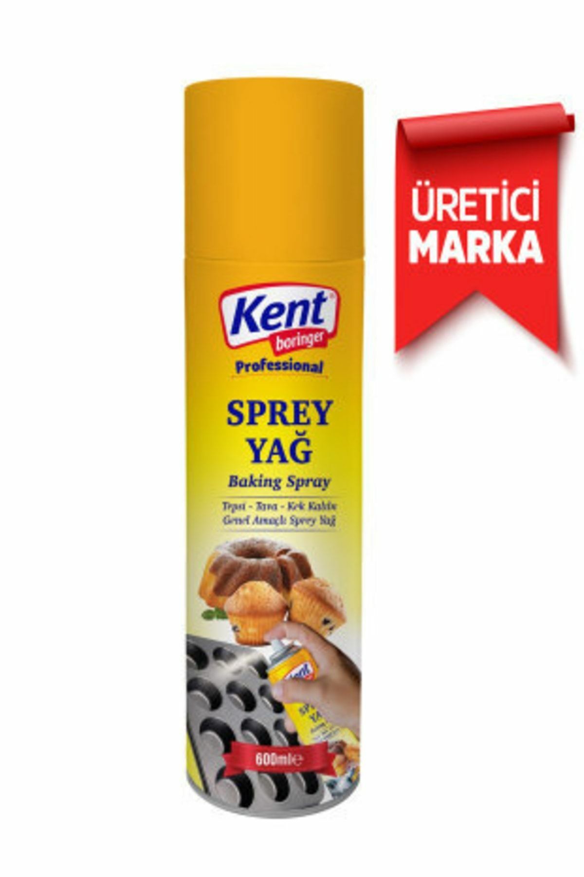 Kent Boringer Prof. TAVA Sprey Yağ 600ML 1 ADET