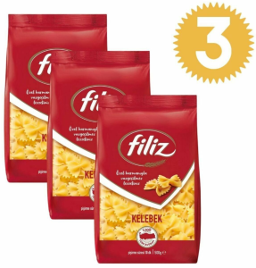 Filiz Kelebek Makarna 500gr (çubuk) x3 adet