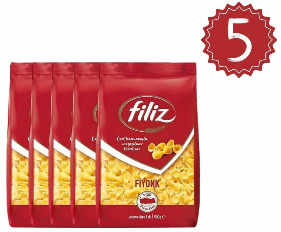 Filiz Fiyonk Makarna 500grx5 adet
