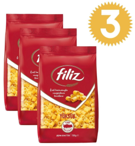 Filiz Yüksük Makarna 500gr x3 adet