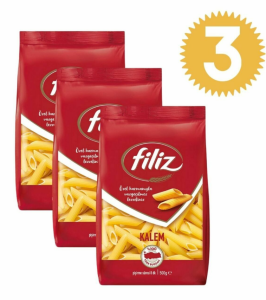 Filiz Penne Makarna 500gr (Kalem) x3 adet
