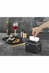 RULOPAK- TEKÇEK MİNİ PEÇETE DİSPENSERİ (SİYAH) R-1332