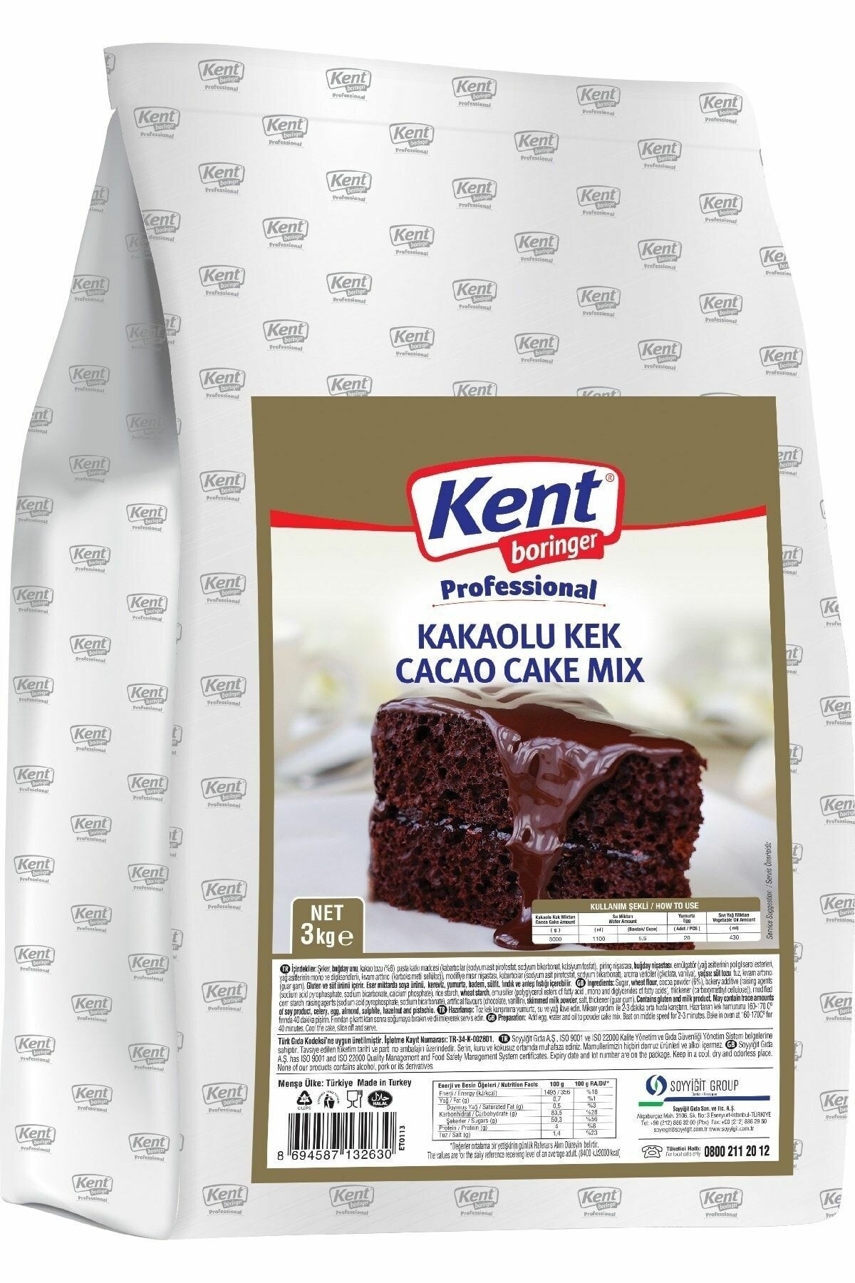 Kakaolu Kek 3 Kg