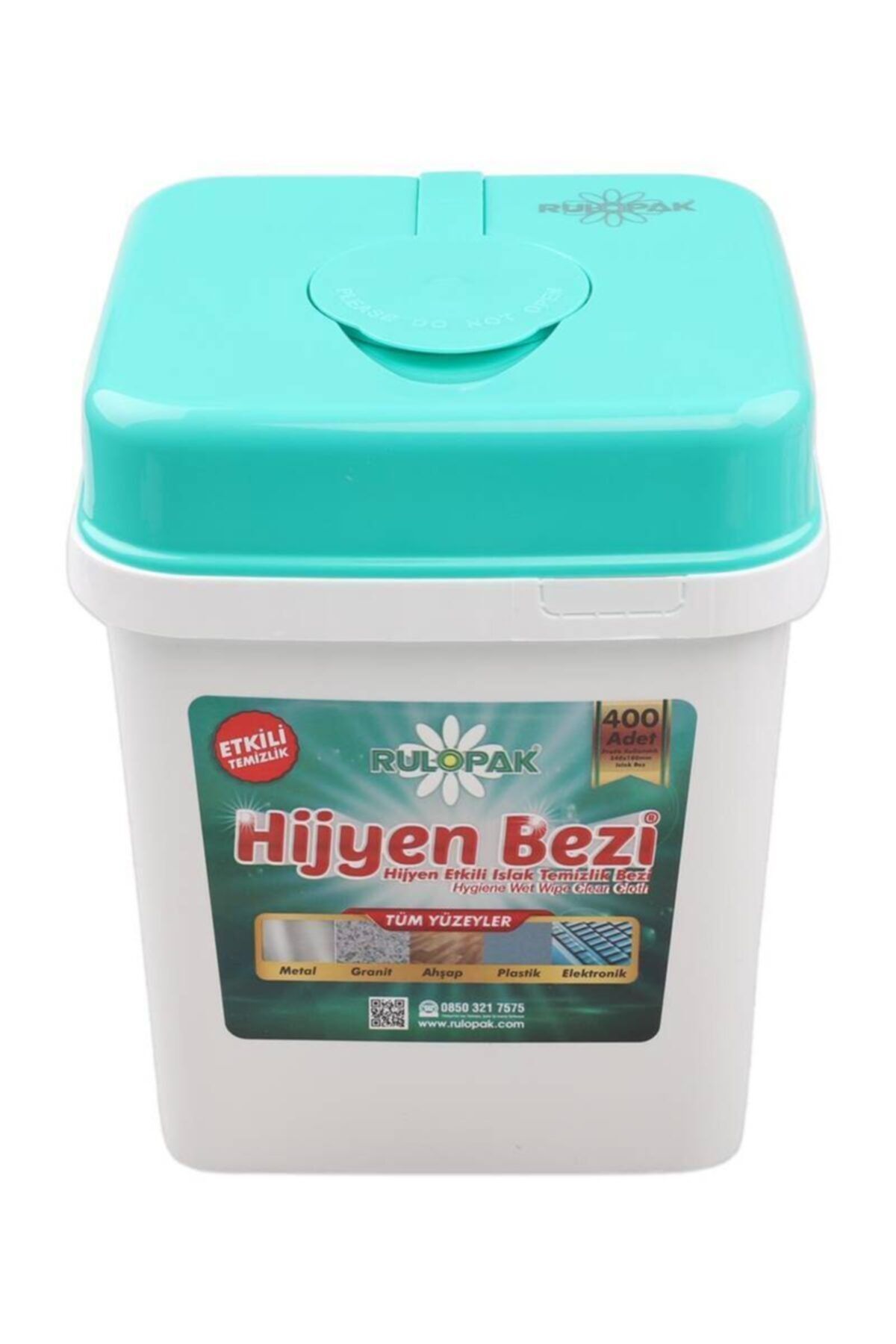 RULOPAK KOVA ISLAK HİJYEN BEZİ 400LÜ