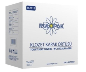 RULOPAK KLOZET KAPAK ÖRTÜSÜ 20X250 20 ADET