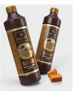 Şişe Karamel Waffle 1 Kg/ Karamel Aro.krema