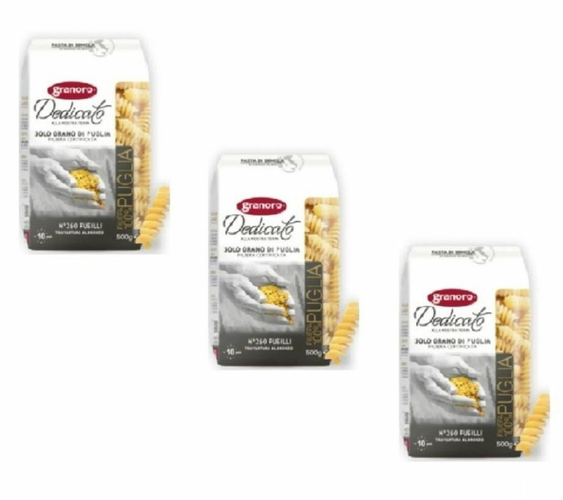 Fusilli Dedicato 500 G X 3 Adet