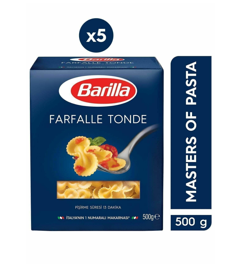 Fiyonk / Farfalle Tonde Makarna 500 gr 5'li