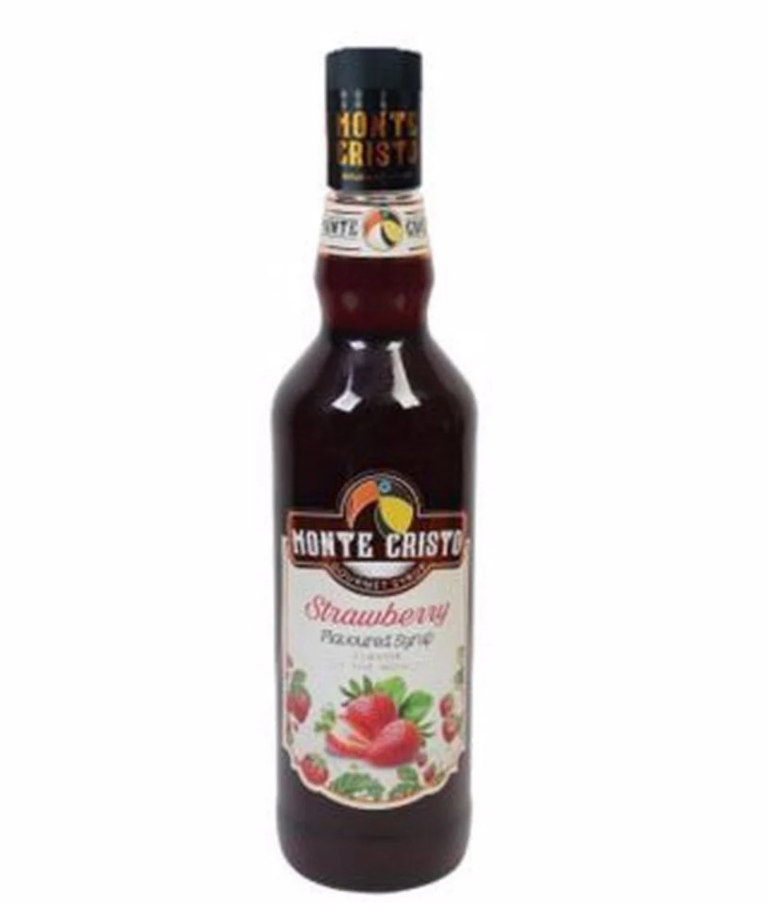 Monte Cristo Şurup Çilek Cam Şişe 70cl